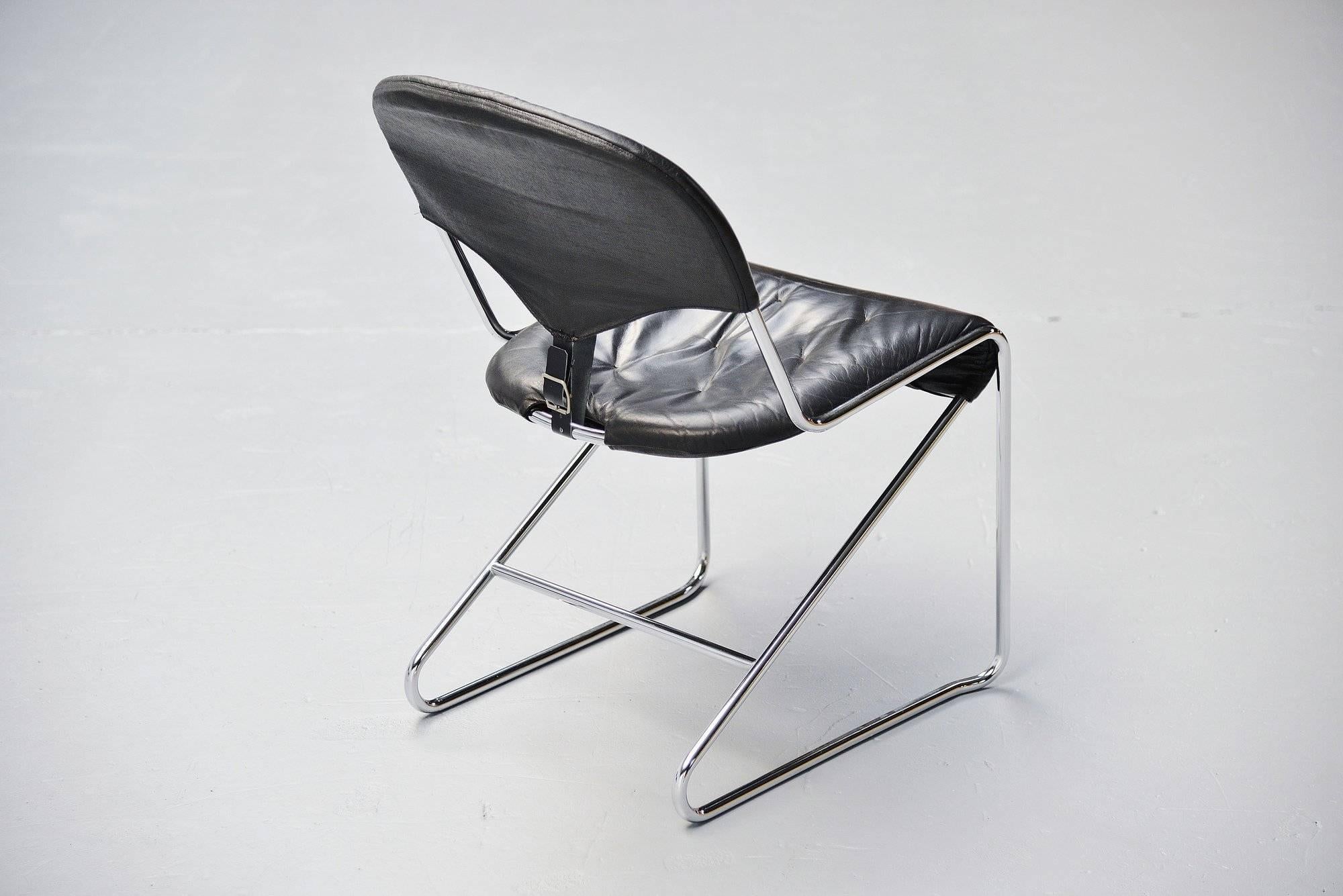 Scandinavian Modern Sam Larsson DUX Dining Chairs, Sweden, 1960