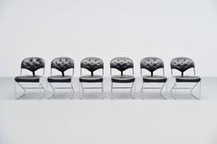 Sam Larsson DUX Dining Chairs, Sweden, 1960