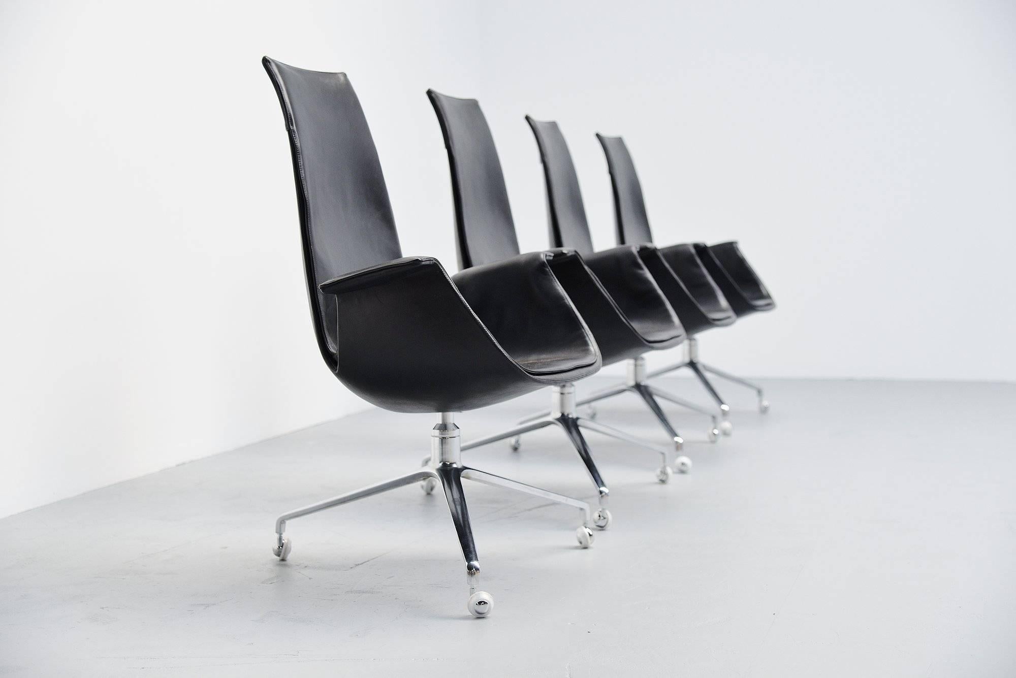 Mid-Century Modern Preben Fabricius Jorgen Kastholm Bird Chairs Kill, 1964