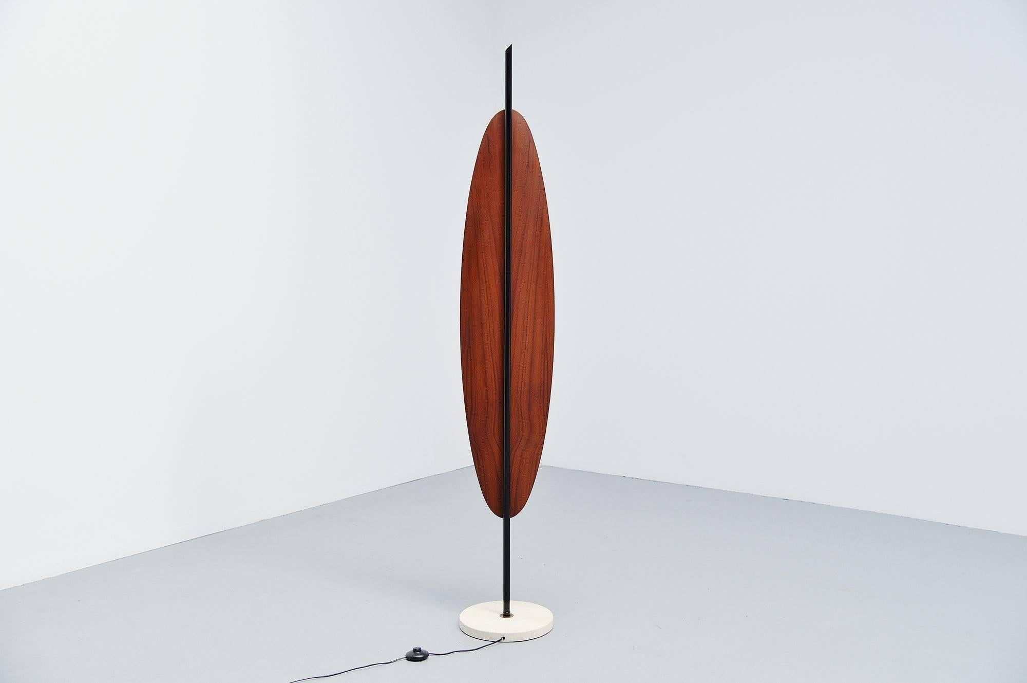 Mid-Century Modern Goffredo Reggiani Surfboard Floor Lamp, Italy, 1960