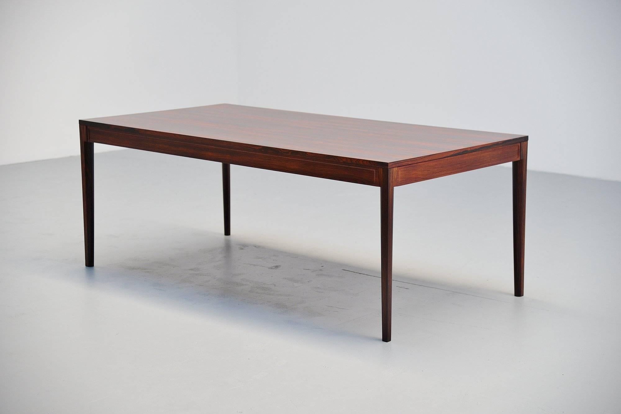 Finn Juhl Diplomat Dining Table France & Son, Denmark, 1962 In Excellent Condition In Roosendaal, Noord Brabant