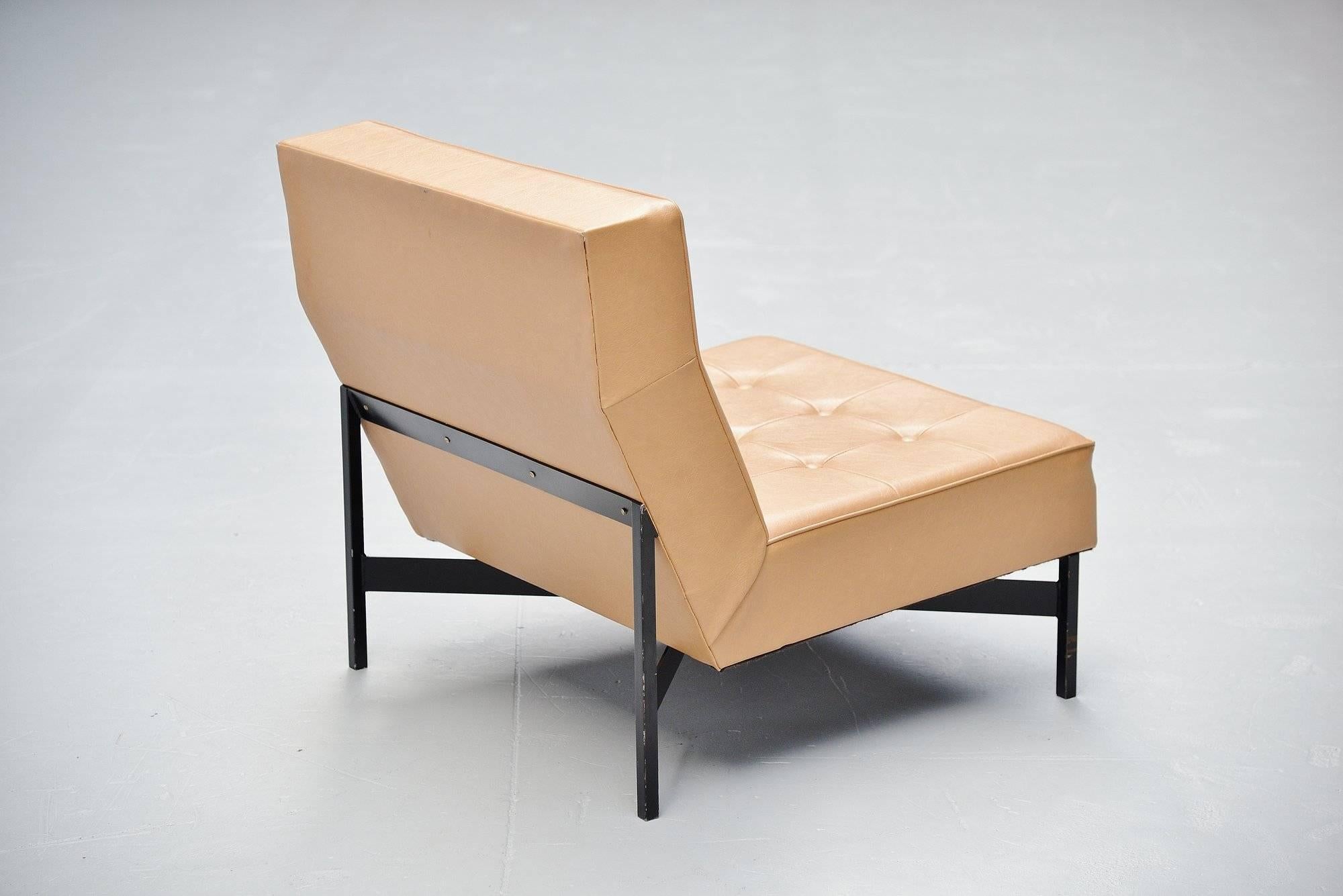 Mid-20th Century Wim Den Boon Modernist Lounge Chairs, Holland, 1965