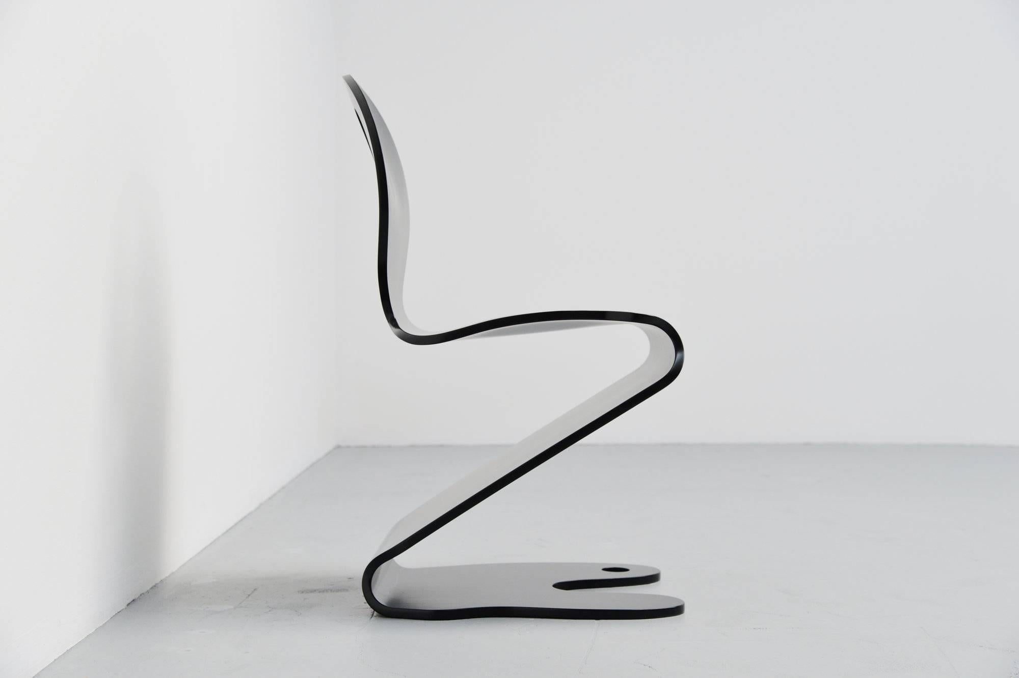 Danish Verner Panton Pantonic 5000 Chair Studio Hag, Denmark, 1992