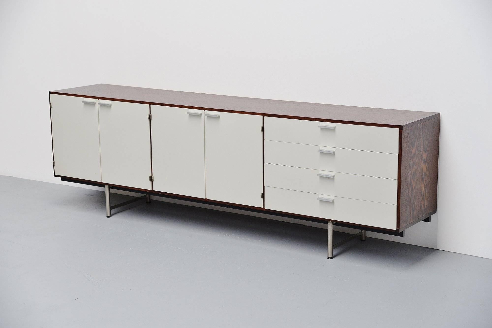 Cold-Painted Pastoe Sideboard Cees Braakman, Holland, 1960, made to measure