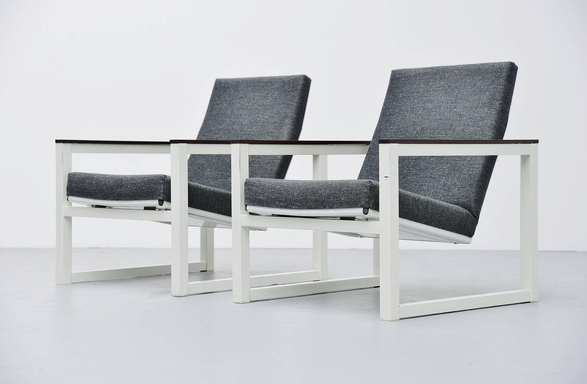 Mid-20th Century Friso Kramer & Tjerk Reijenga Lounge Chairs Pilastro, 1965
