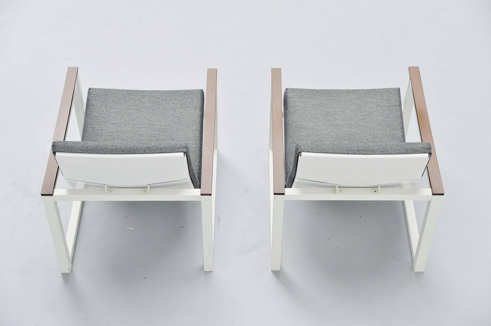 Dutch Friso Kramer & Tjerk Reijenga Lounge Chairs Pilastro, 1965