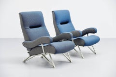 Gianni Moscatelli Adjustable Lounge Chairs Formanova, Italy, 1959