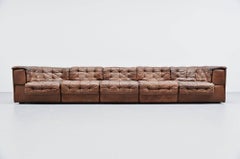 De Sede Ds11 Patchwork Sofa in Schokoladenbraun:: Schweiz