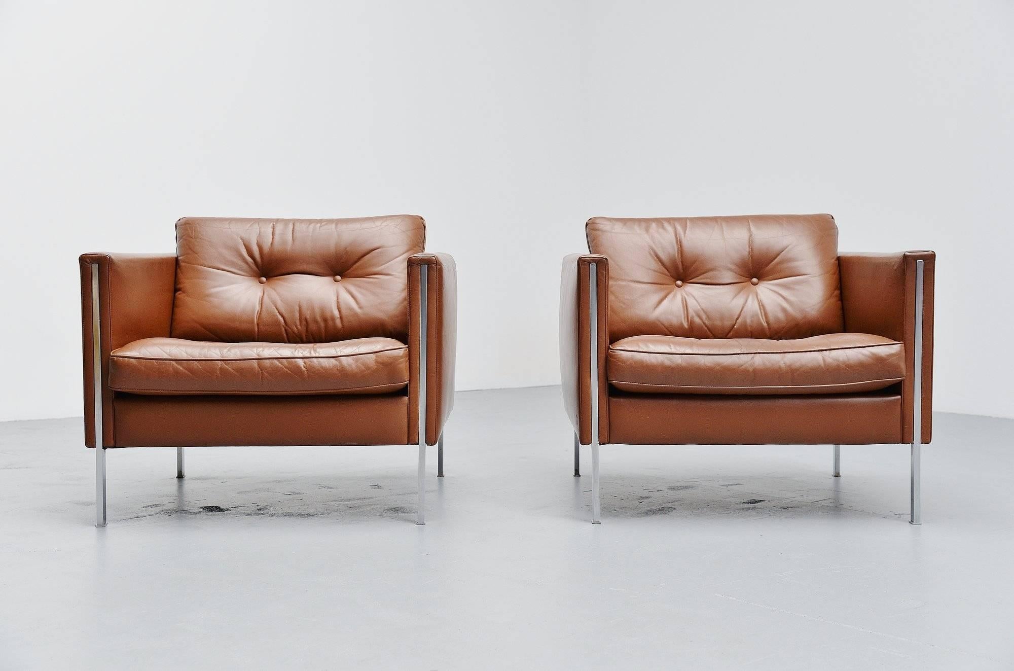 Mid-Century Modern Pierre Paulin 442 Lounge Chairs Artifort, 1962