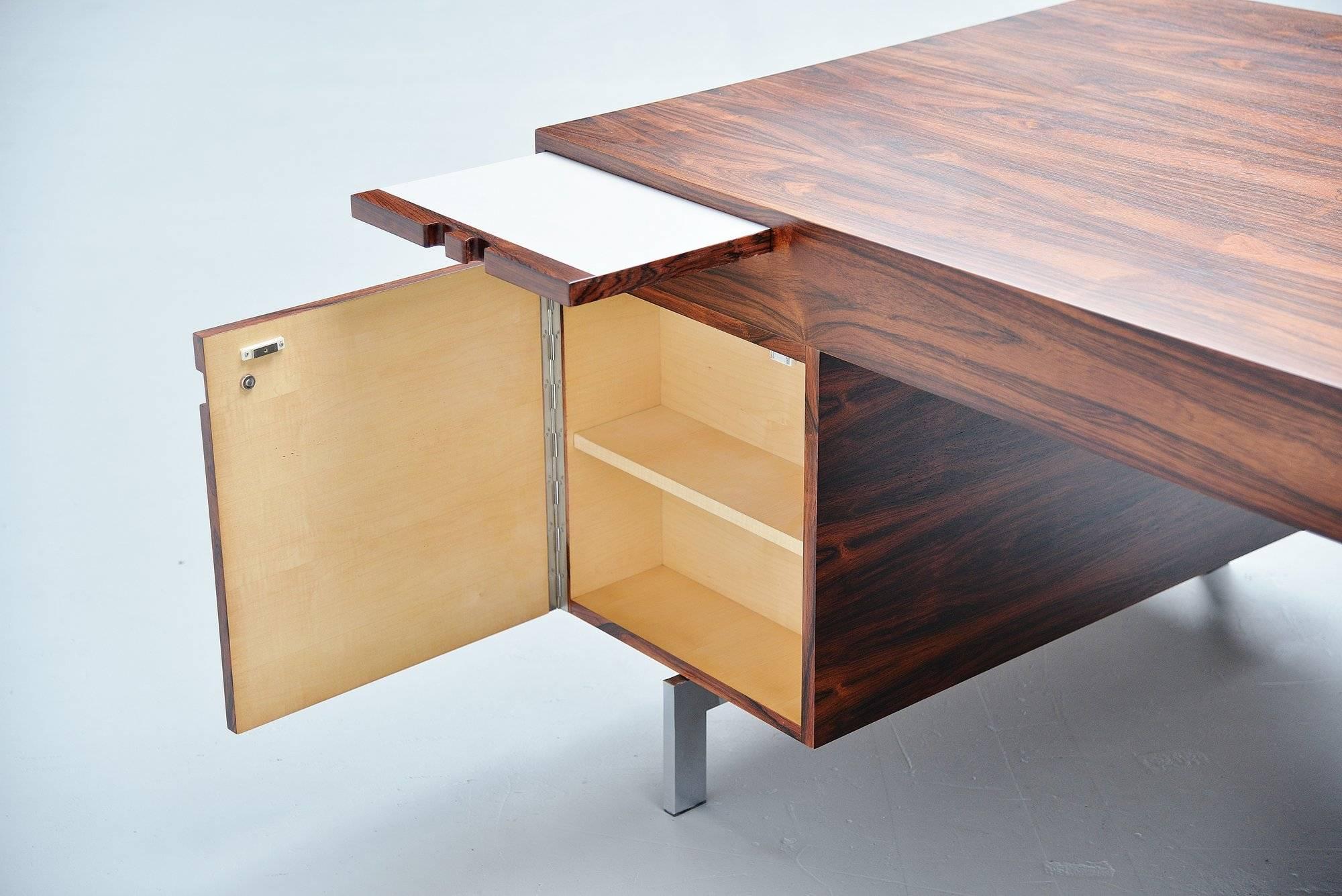 Mid-20th Century Rosewood Conference Desk Made in Denmark, 1960