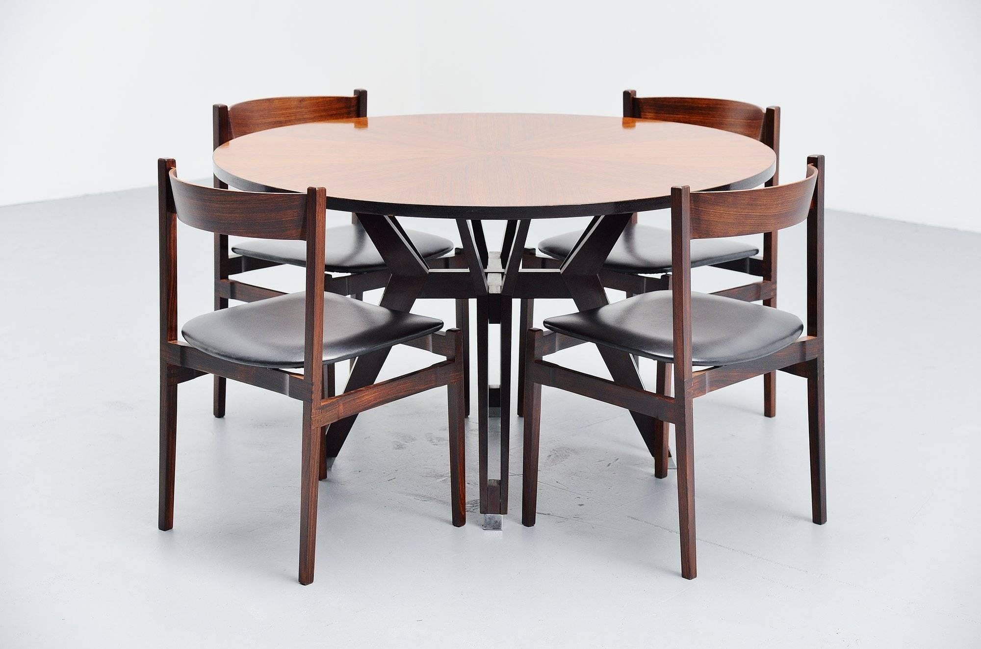 Ico Parisi MIM Dining Table in Rosewood, Italy, 1958 1