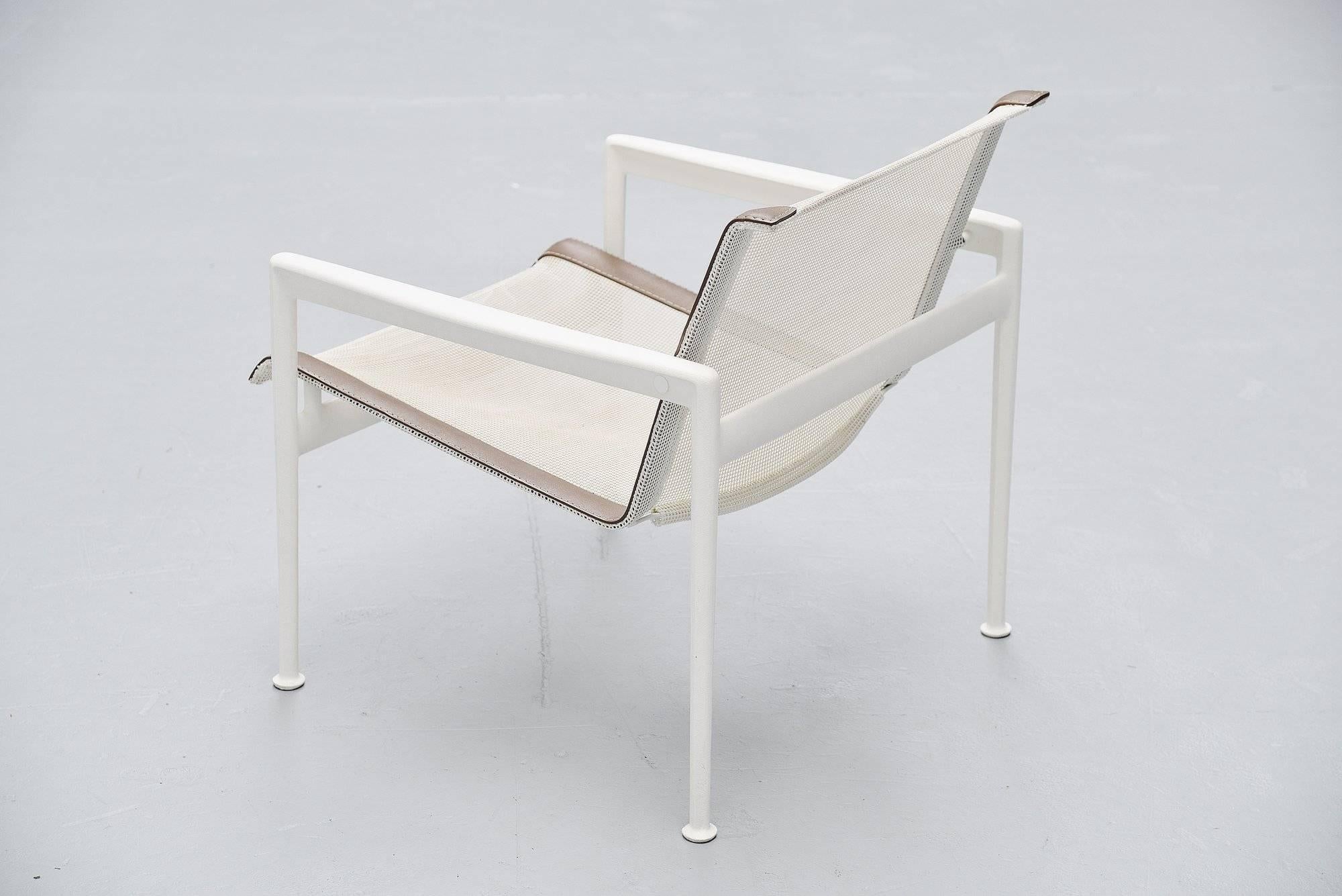For sure the nicest vintage designed garden furniture around. This chair is designed by Richard Schultz and manufactured by Knoll International, USA 1966. Richard Schultz designed the 1966 Collection at the request of Florence Knoll who, after