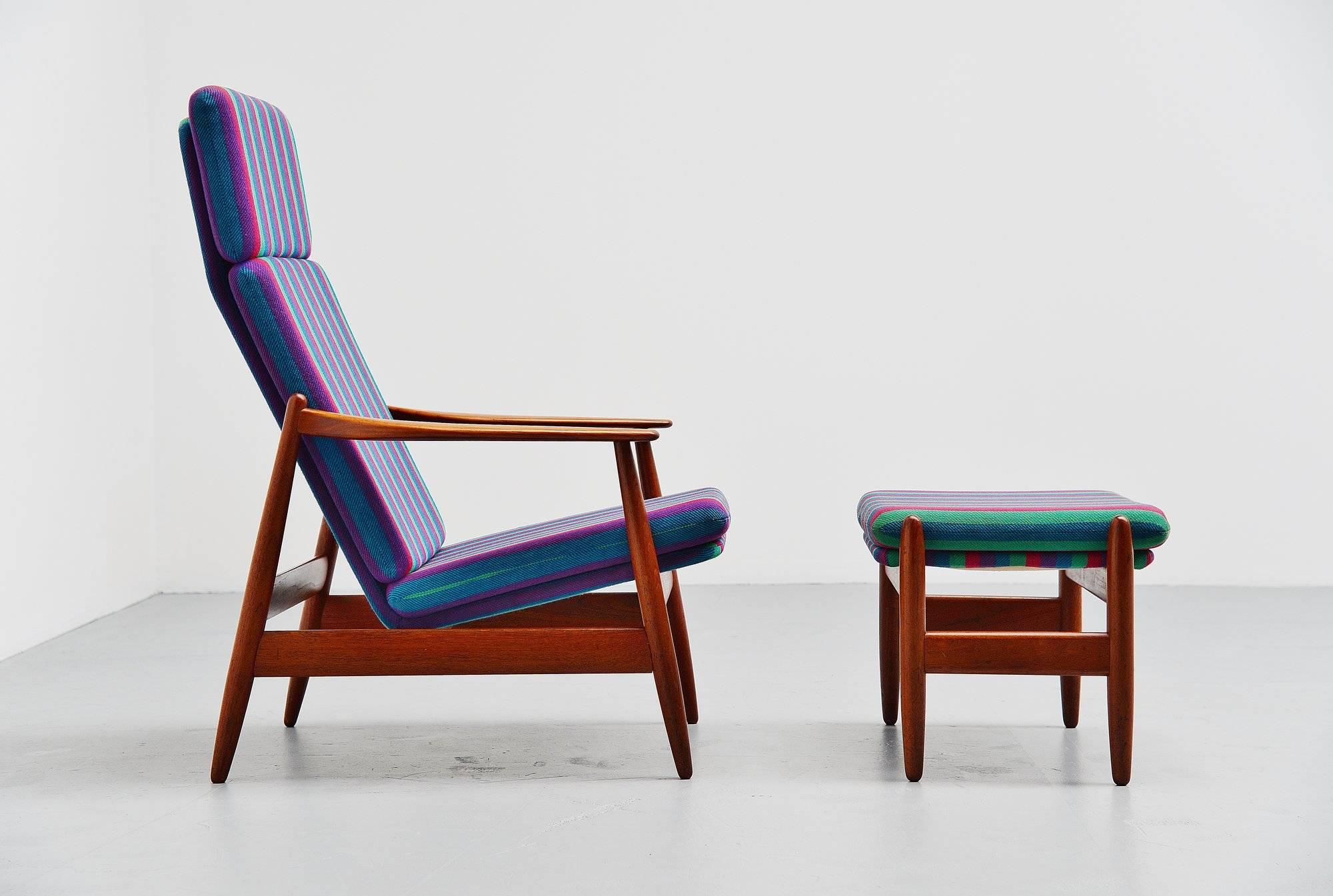 Danish Poul Volther Lounge Chair by Frem Røjle, Denmark, 1960