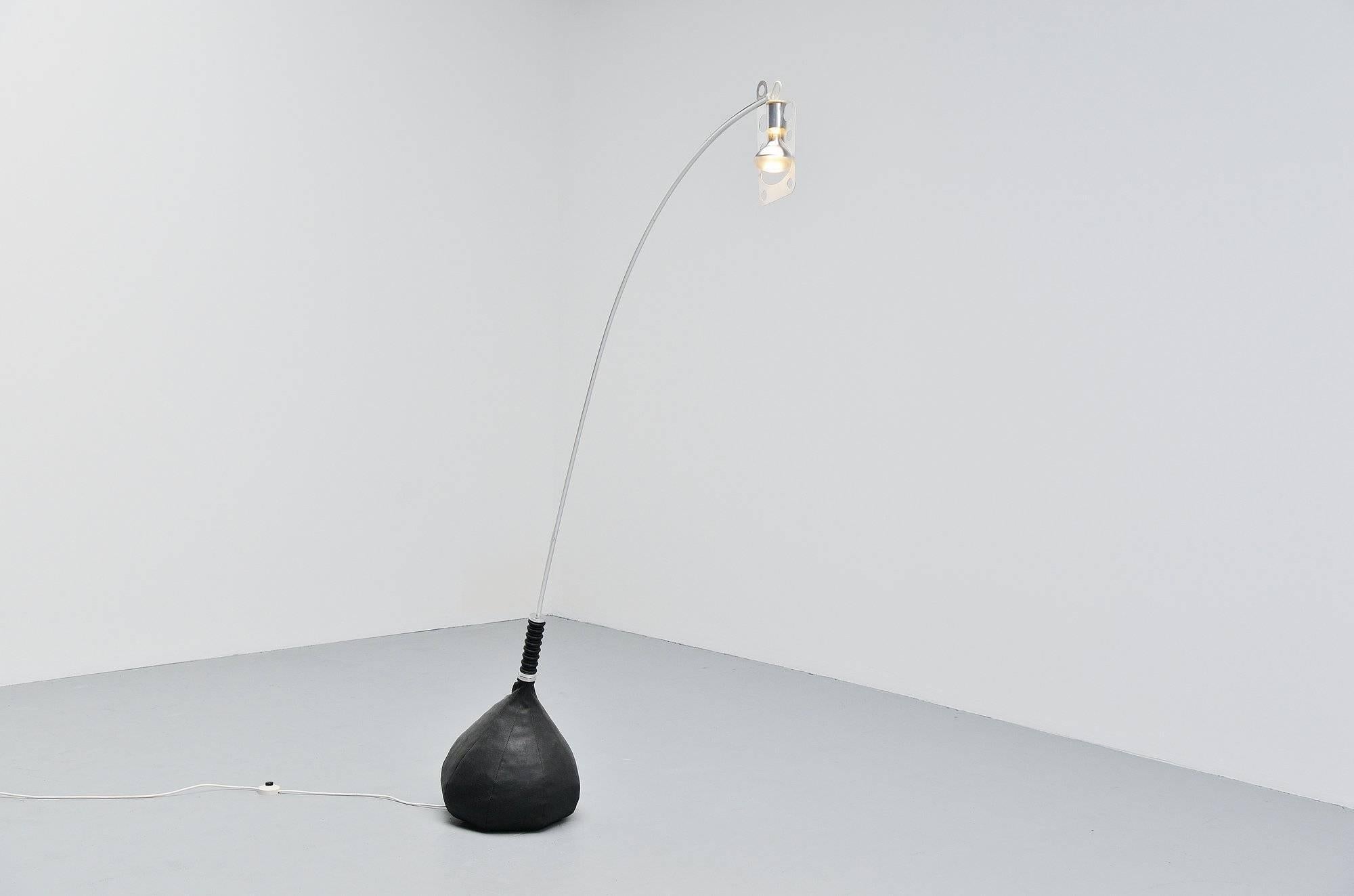 Plated Bul Bo Floor Lamp by Gabetti E Isola Milano, Italy, 1969 For Sale