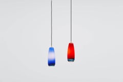 Massimo Vignelli Sigaro Pendants Pair by Venini, Italy, 1954