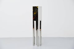 Unusual Mirror from the Memphis Period, Italy, 1980