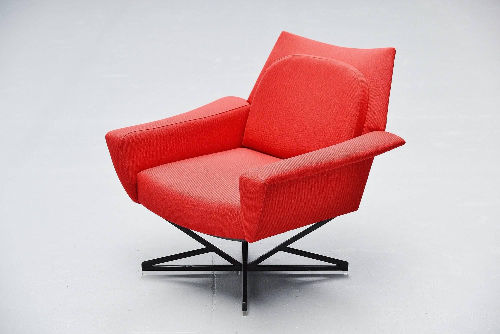 Mid-20th Century Gastone Rinaldi Attributed Lounge Chair, Italy, 1955