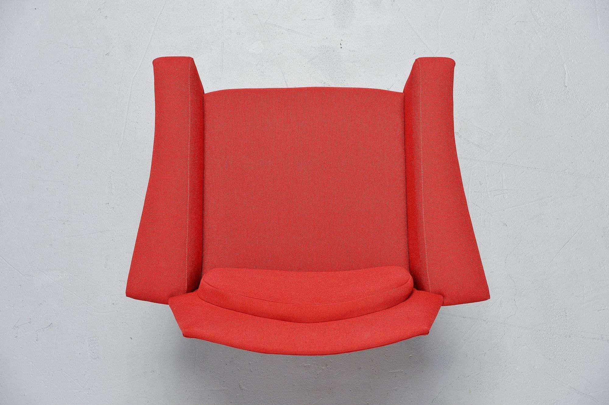 Gastone Rinaldi Attributed Lounge Chair, Italy, 1955 In Excellent Condition In Roosendaal, Noord Brabant