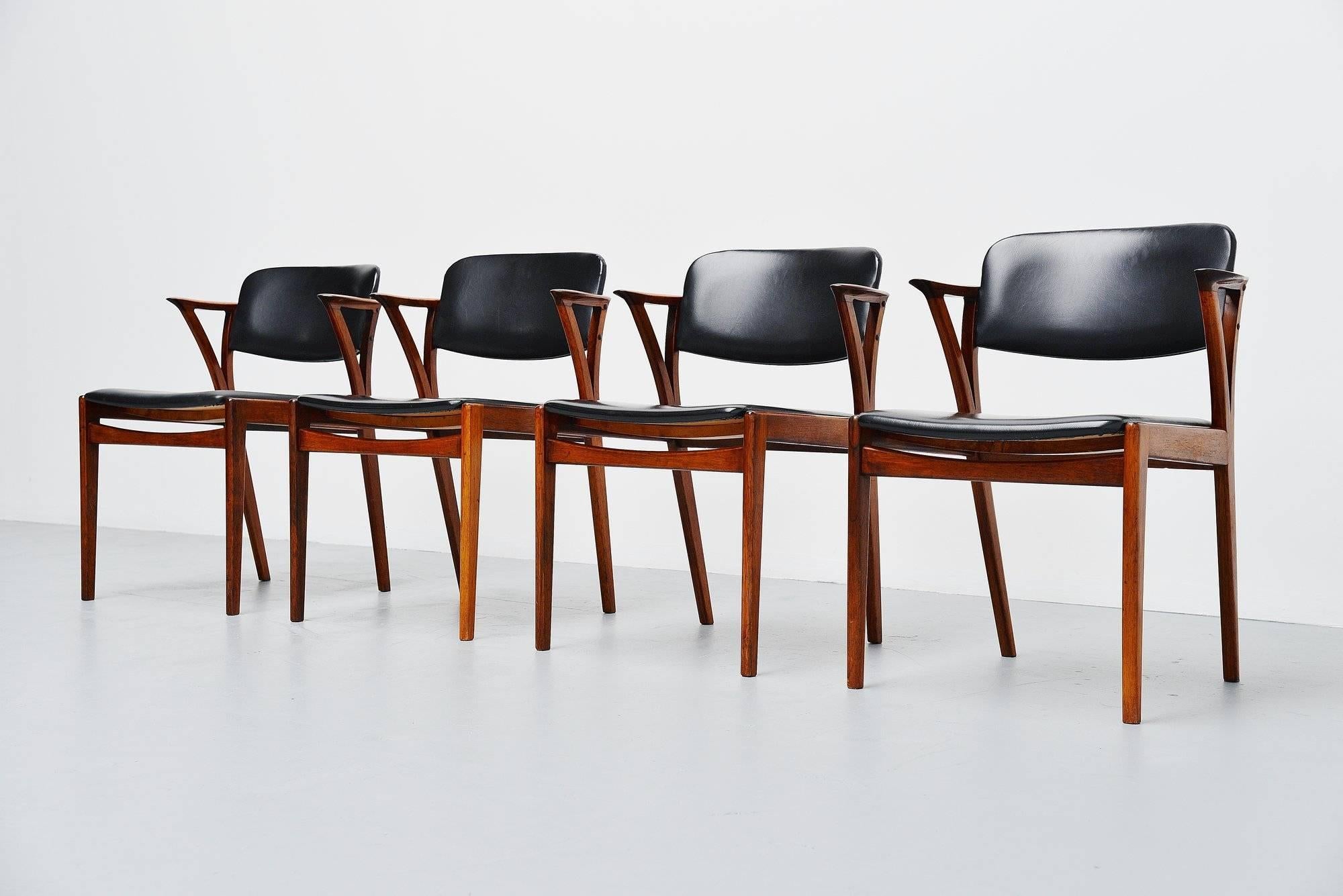 Scandinavian Modern Kai Kristiansen armchairs Bovenkamp, Holland, 1960