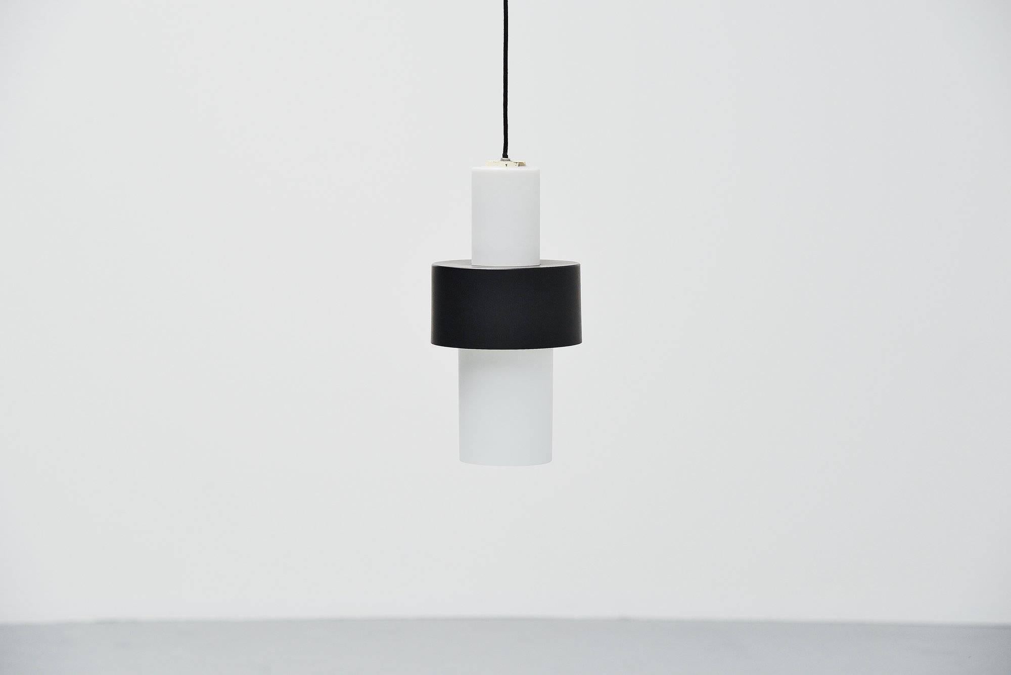 Mid-20th Century Pendant Lamp in Disderot Style, France, 1950