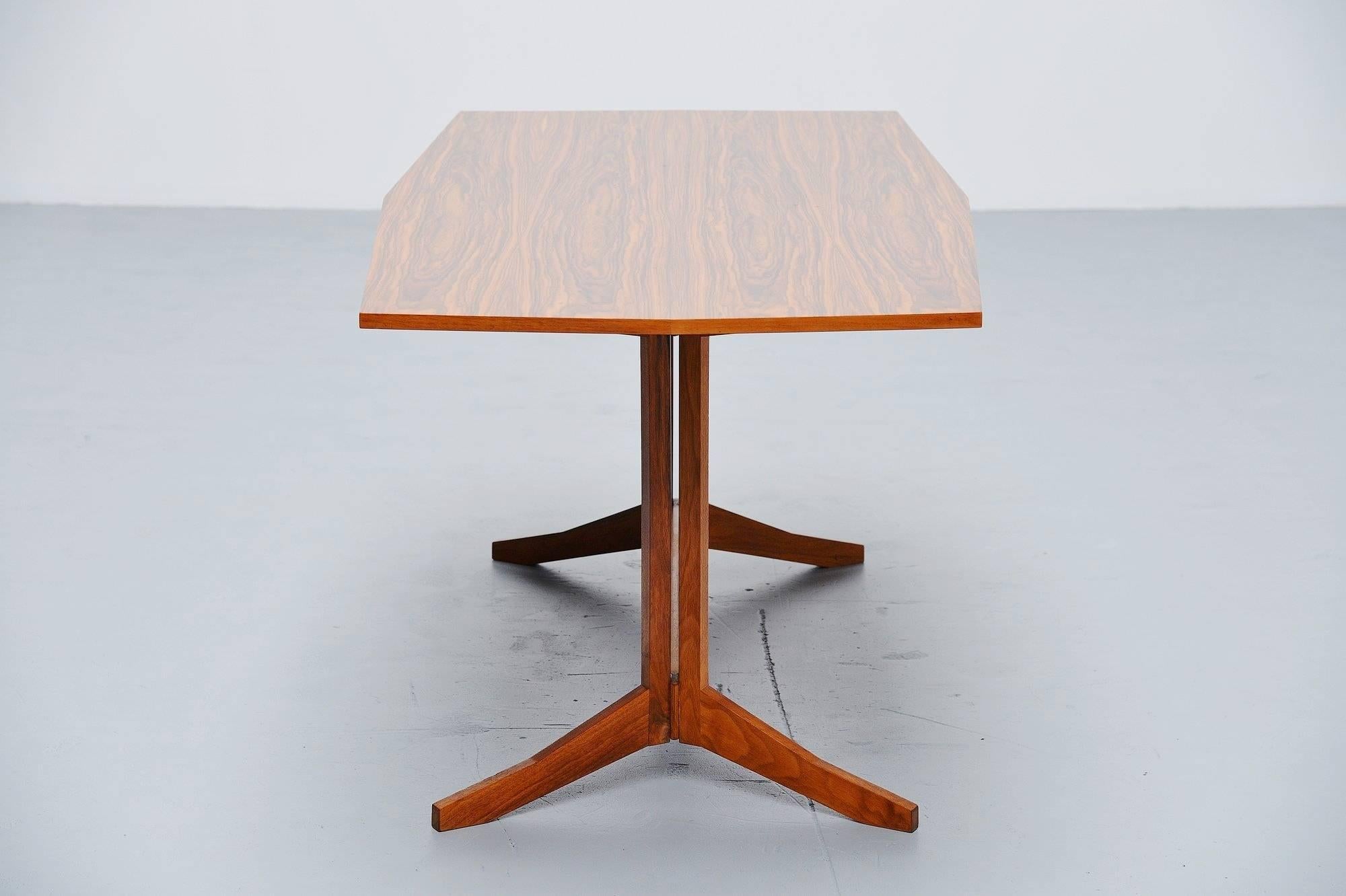 Mid-Century Modern Franco Albini Attributed Dining Table by Poggi, Italy, 1957