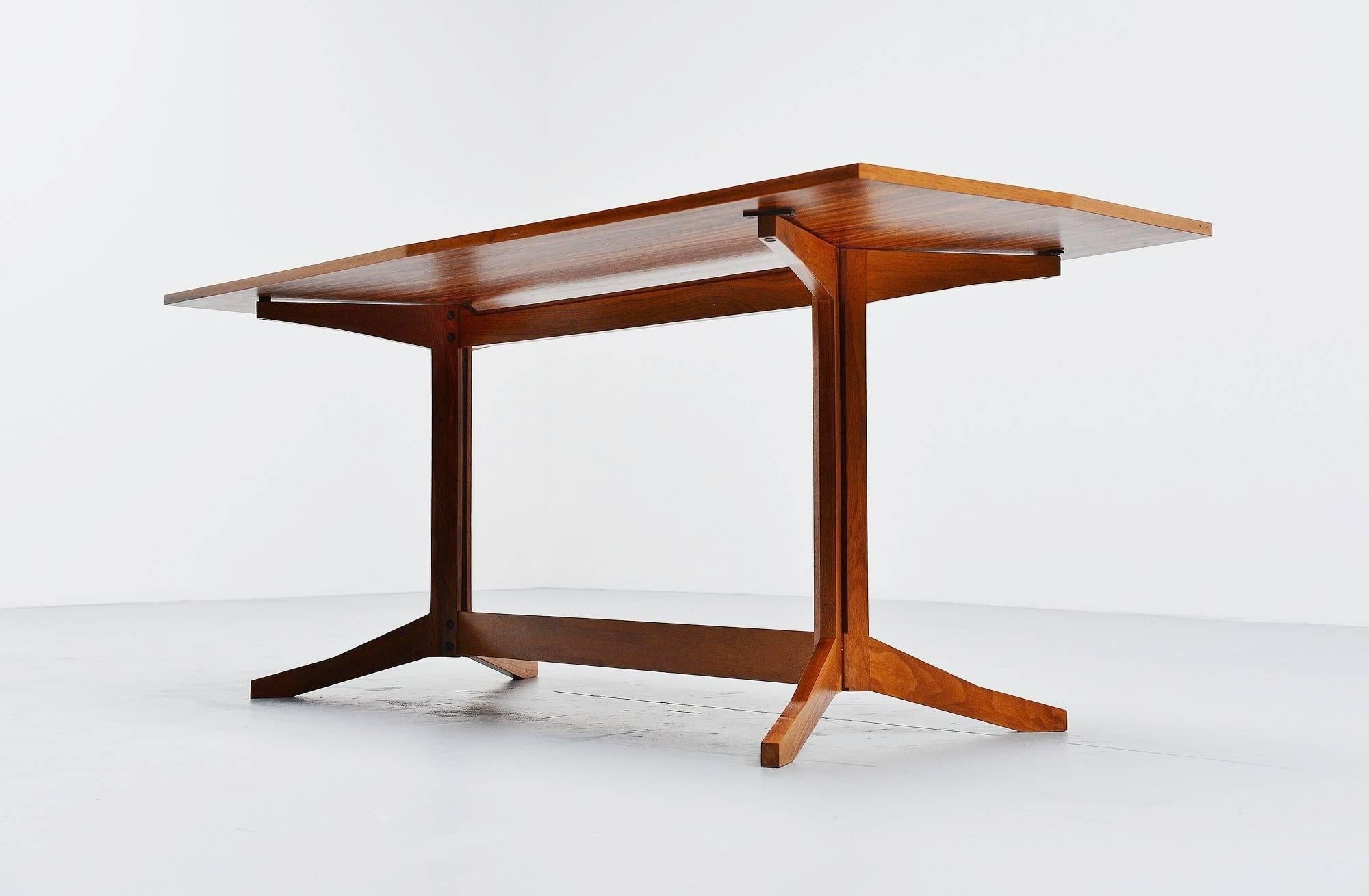 Mid-20th Century Franco Albini Attributed Dining Table by Poggi, Italy, 1957