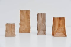 Tapio Wirkkala Paper Bag Vases Rosenthal, Germany, 1977