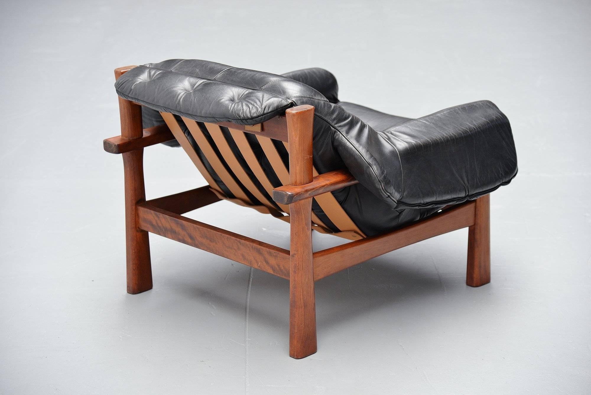 Mid-20th Century Pair of Percival Lafer Lounge Chairs, Brazil, 1960