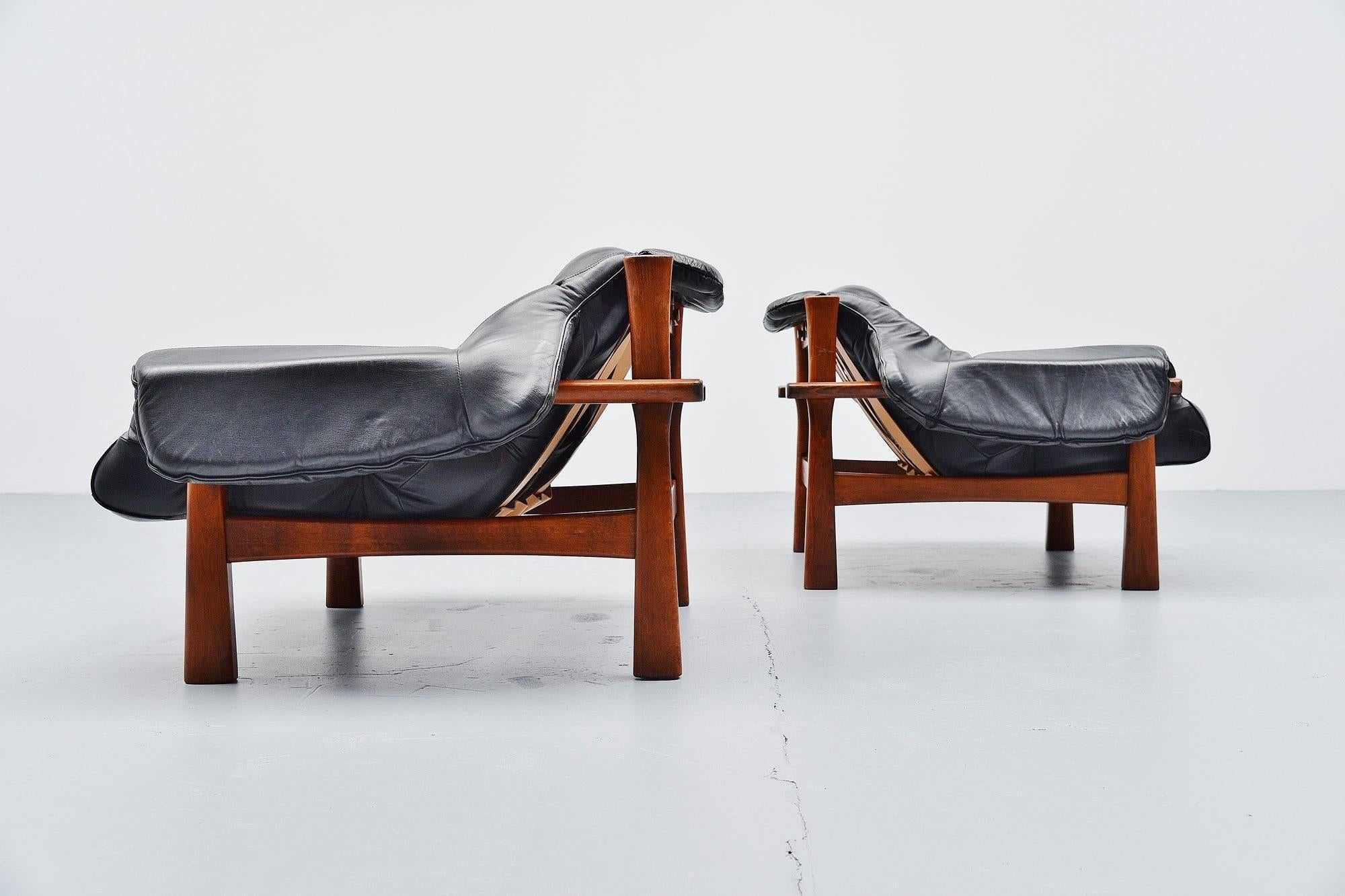 Pair of Percival Lafer Lounge Chairs, Brazil, 1960 1
