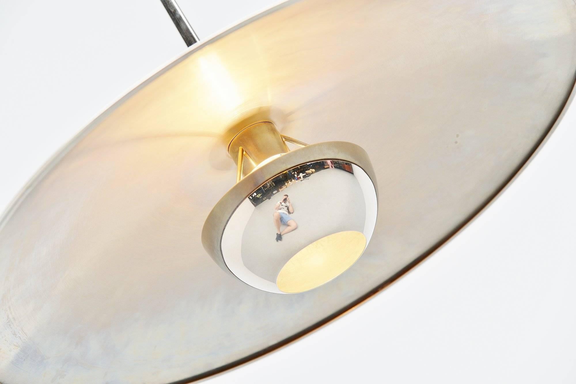 Florian Schulz Onos 55 Pendant Lamp in Chrome, Germany, 1970 In Excellent Condition In Roosendaal, Noord Brabant