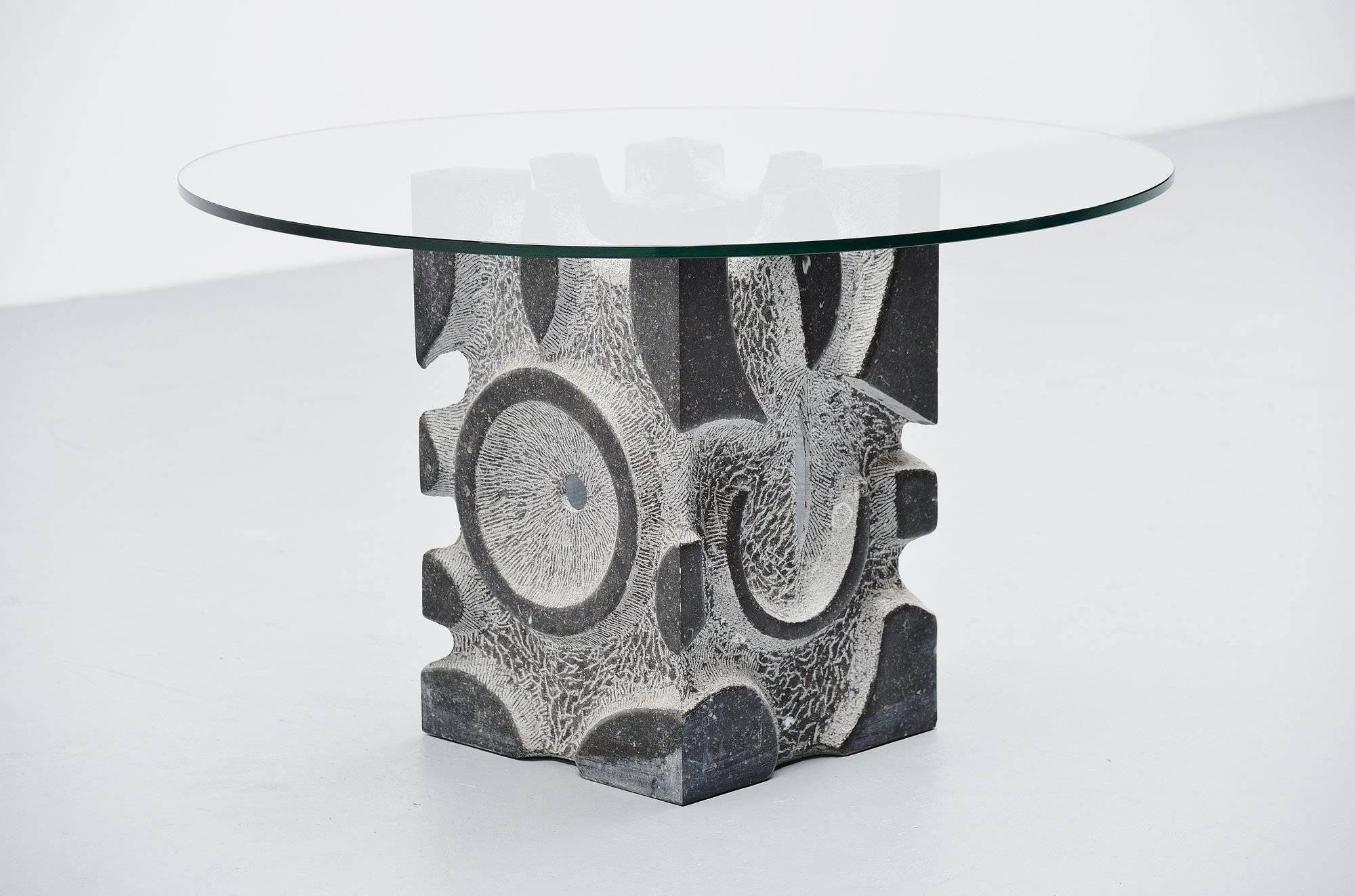 M. Fuentes Brutalist Centre Table, Belgium, 2003 In Excellent Condition In Roosendaal, Noord Brabant