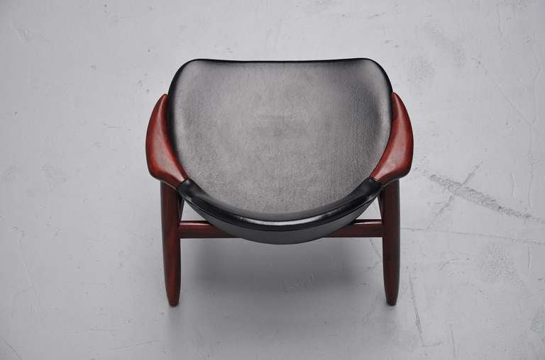 Dutch Cowhorn Chairs by Tijsseling Hulmefa, 1960