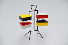 Joos Teders Metalux sewing stand Holland 1955