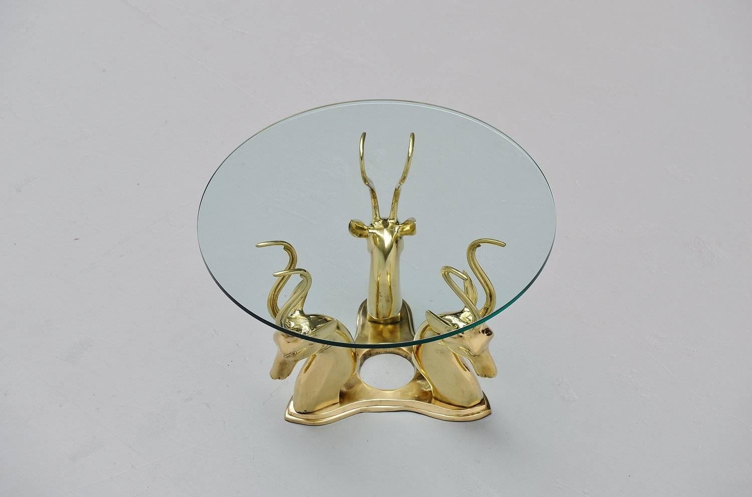 Antelope coffee table in Bronze 1970  1
