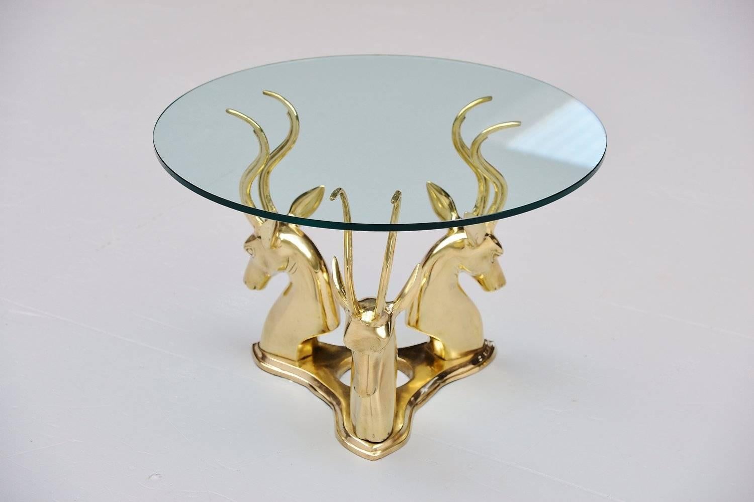 Antelope coffee table in Bronze 1970  3