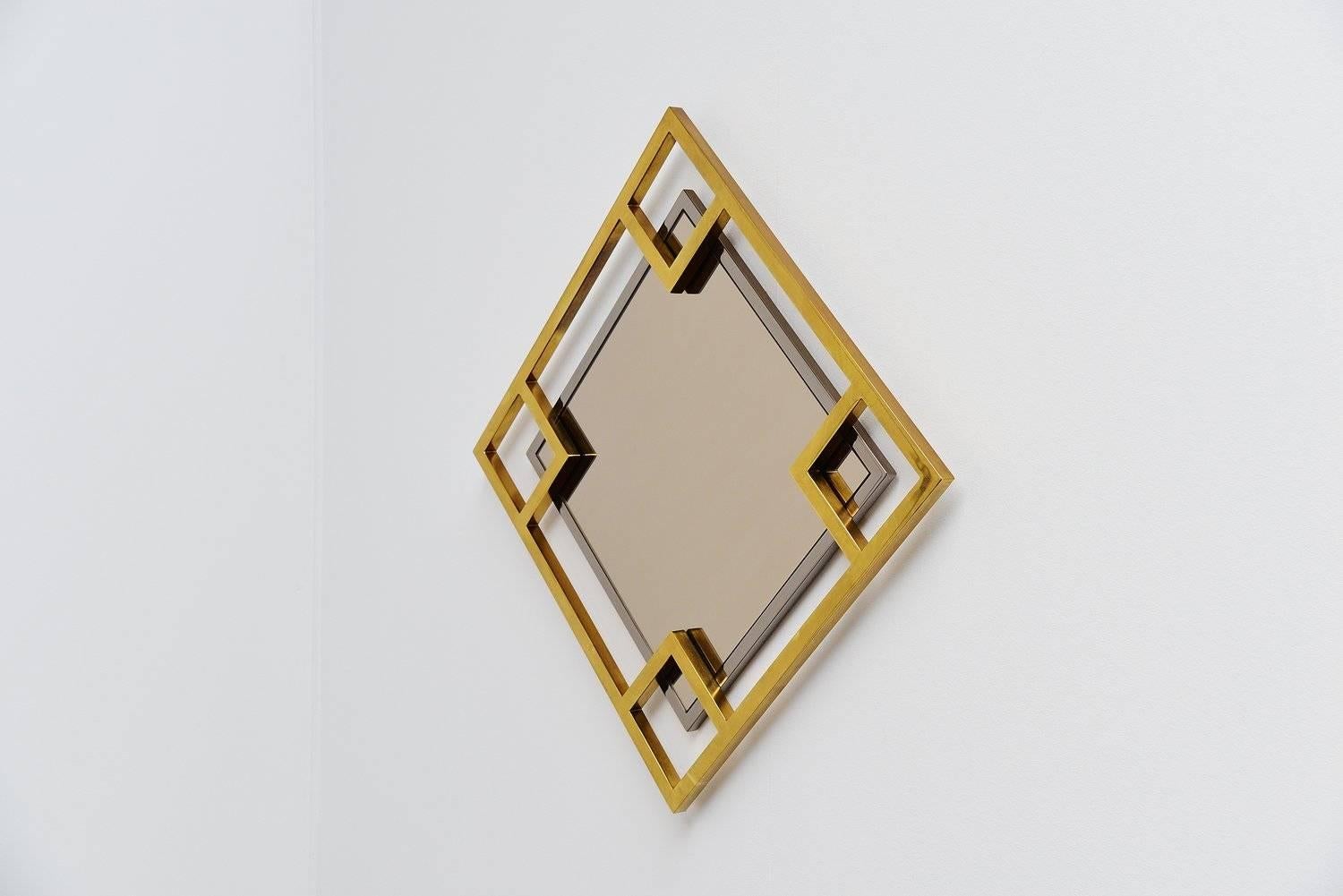 Late 20th Century Maison Jansen Wall Mirror, France, 1970