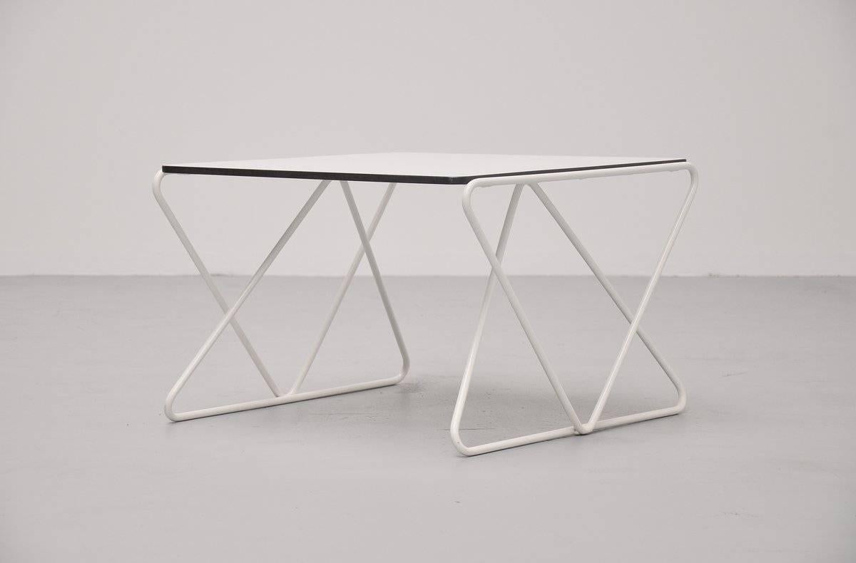 Late 20th Century Walter Antonis Side Table for I-Form Holland 1978 For Sale