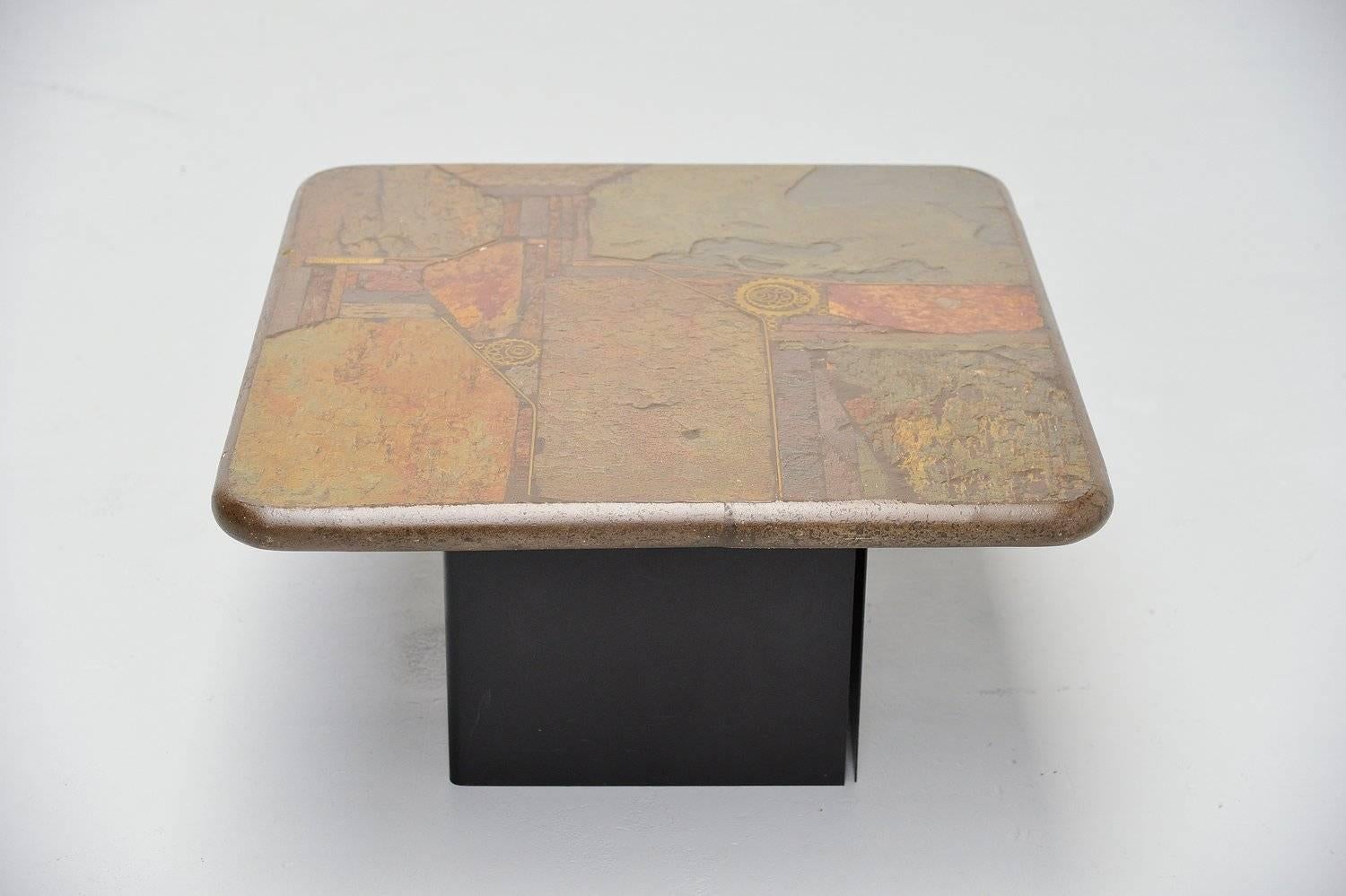 Marcus Kingma Artwork Side Table, Holland, 1990 In Good Condition In Roosendaal, Noord Brabant