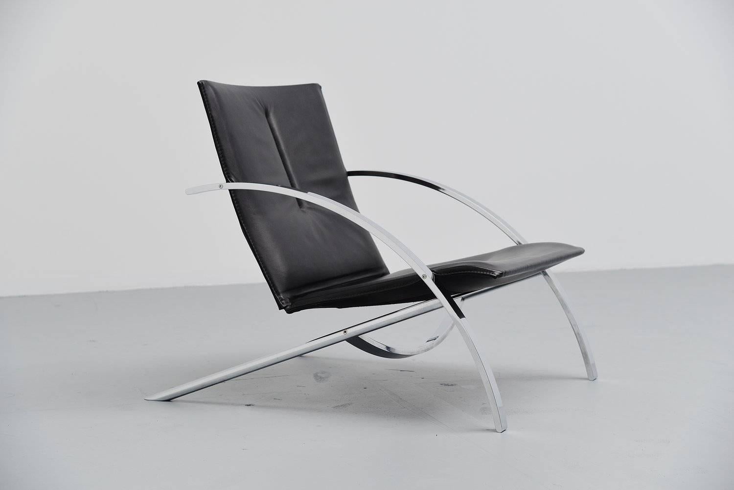 Mid-Century Modern Paul Tuttle Arco Lounge Chair Strässle, 1976