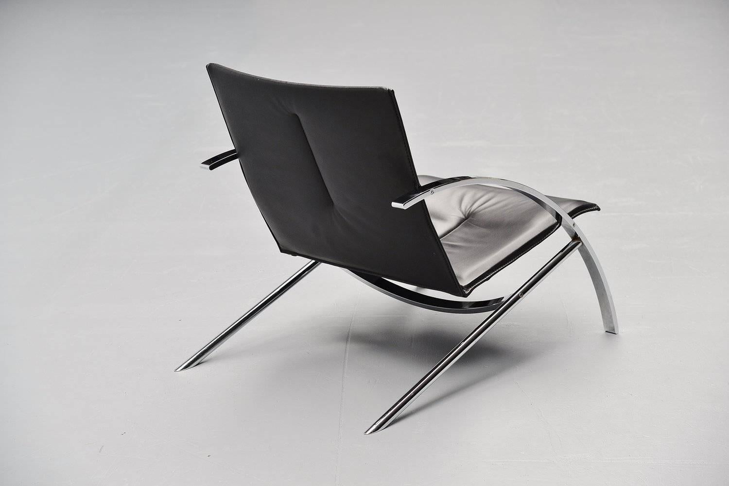 Paul Tuttle Arco Lounge Chair Strässle, 1976 In Excellent Condition In Roosendaal, Noord Brabant