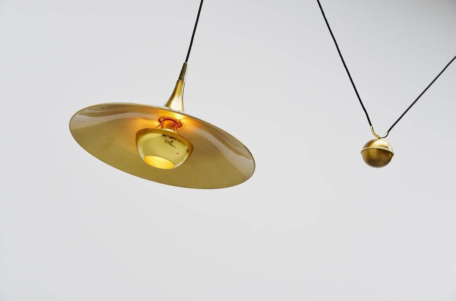 Late 20th Century Florian Schulz Onos 40 Ceiling Fixture, Germany, 1970