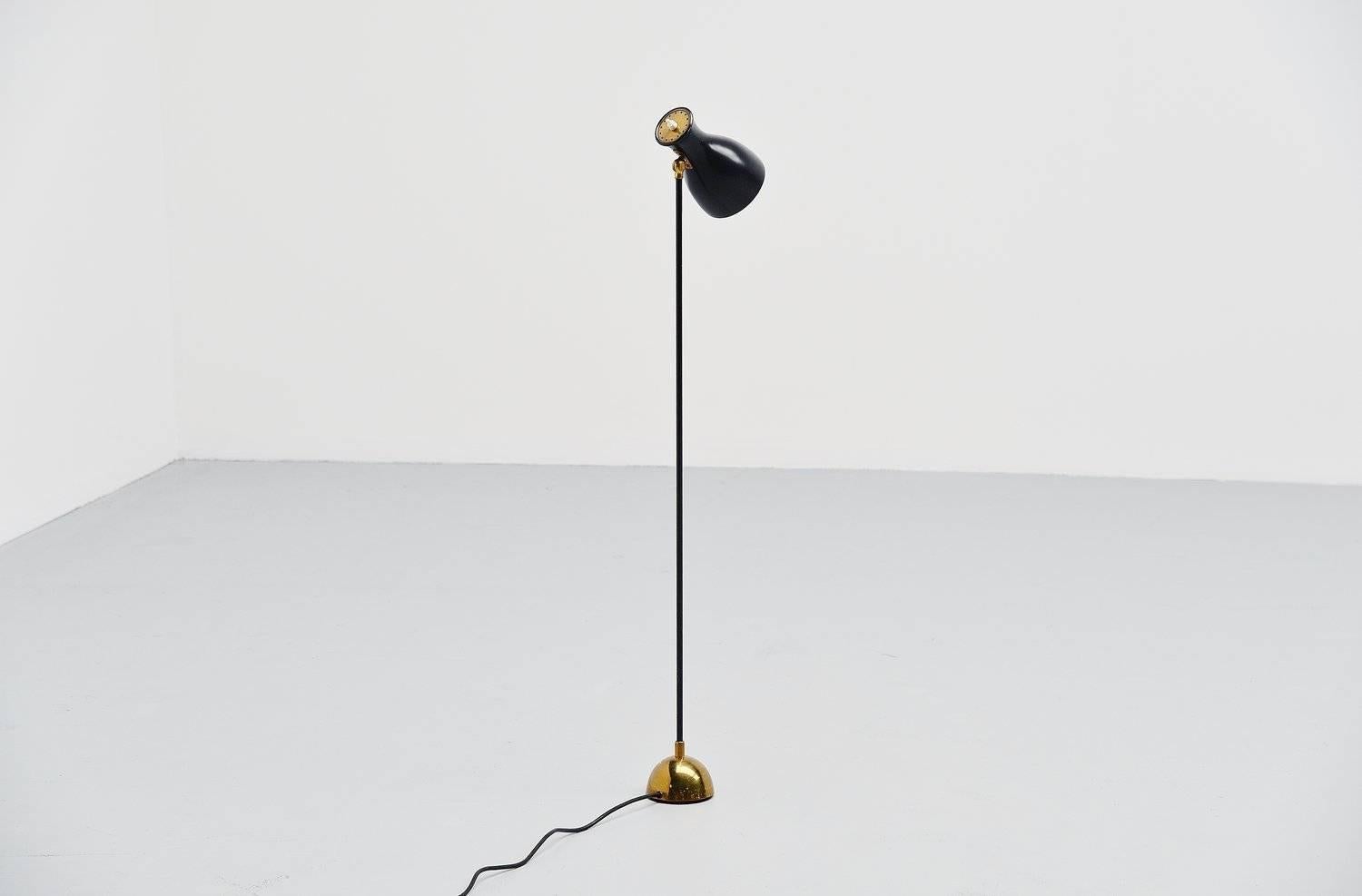 Mid-20th Century Dieter Schulz Floor Lamp for Wohnbedarf AG Schweiz, 1957