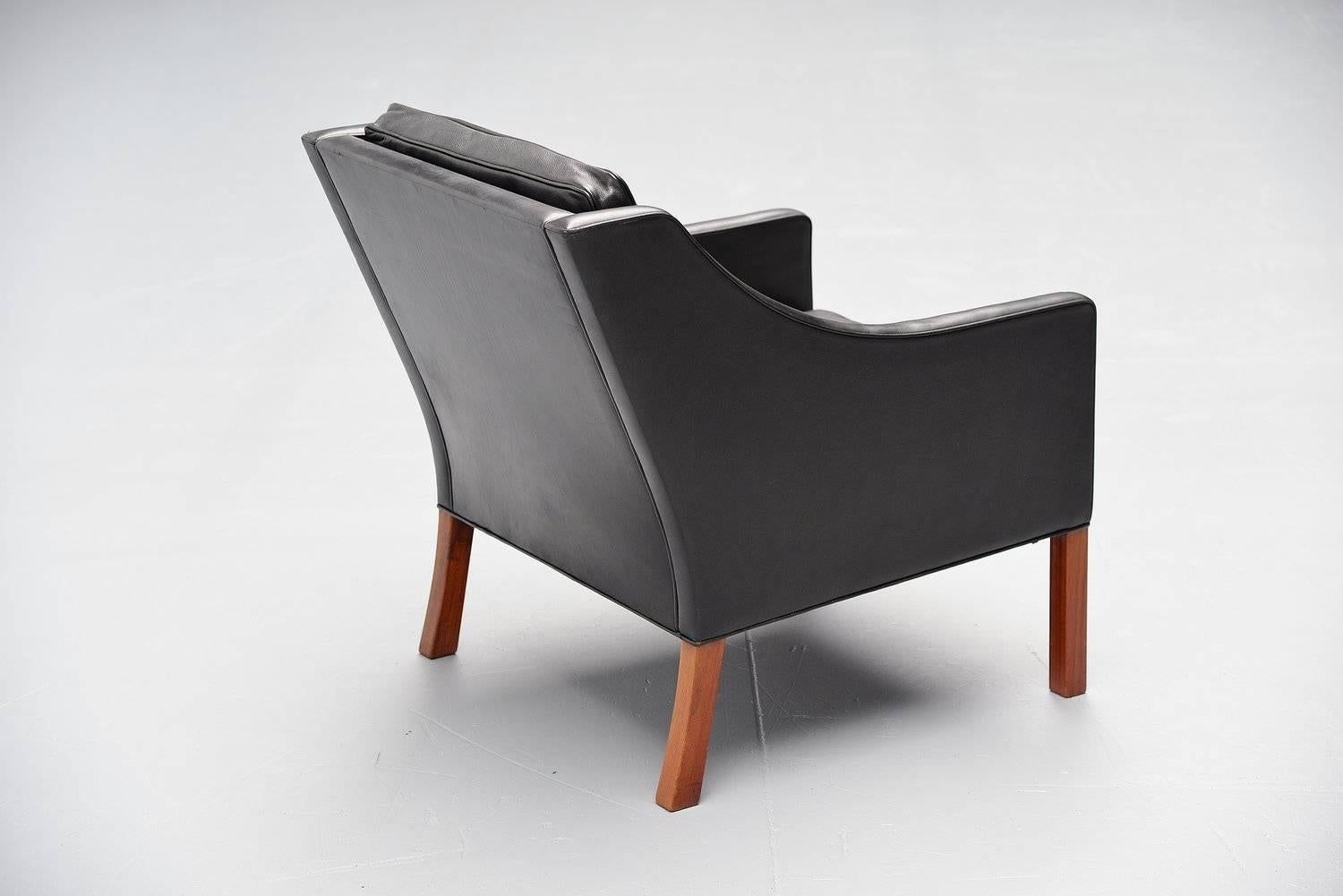 Borge Mogensen Fredericia Lounge Chairs, Denmark, 1963 1