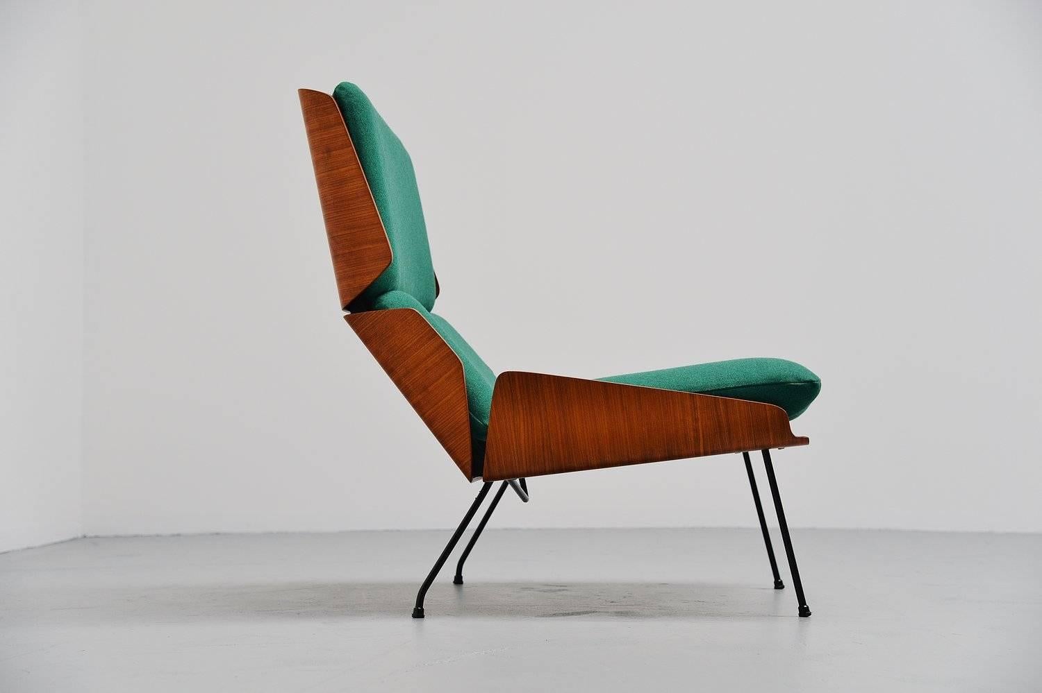 Mid-Century Modern Georges van Rijck Beaufort Lounge Chair, Belgium, 1959