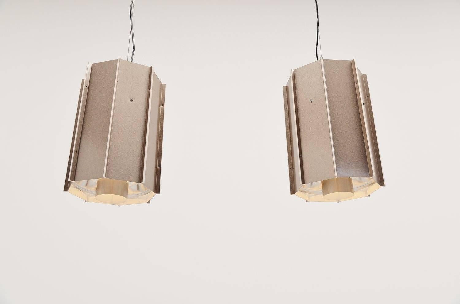 Late 20th Century RAAK Amsterdam Industrial Ceiling Lamps, Holland, 1970