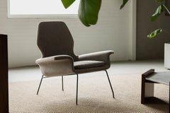 Carlo Hauner large lounge chair Forma Moveis Brazil 1955