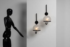 Sergio Asti model 154 wall lamps Arteluce Italy 1964