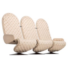Verner Panton 123 Lounge sofa Fritz Hansen Denmark 1973