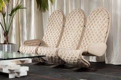Verner Panton 123 Lounge sofa Fritz Hansen Denmark 1973
