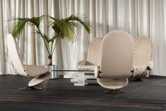 Verner Panton 123 Lounge chairs Fritz Hansen Denmark 1973